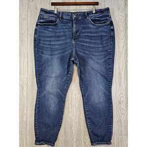 Judy Blue Jeans Bowie Control‎ Top High Rise Skinny Women's 24W Stretch JB88365